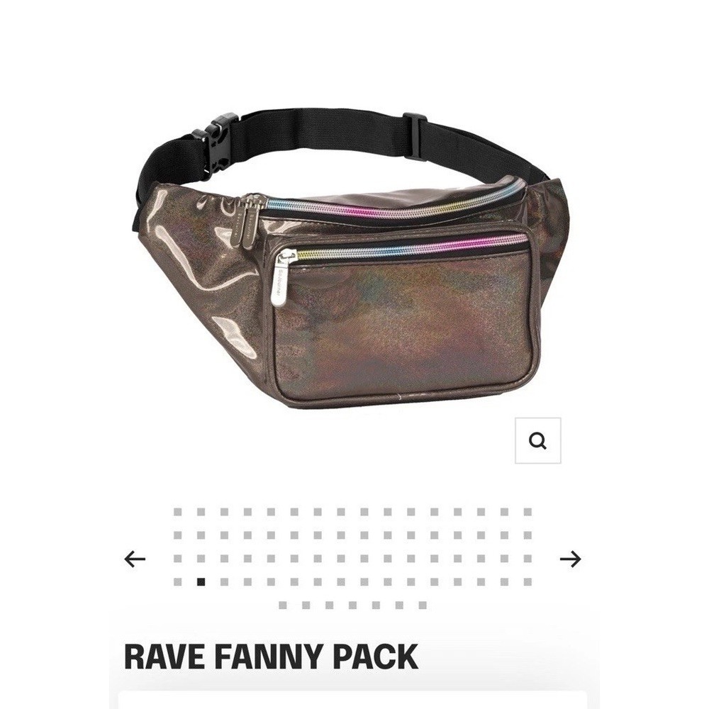Copper Glitter Metallic SoJourner Belt Shoulder Bag. Adjustable Strap